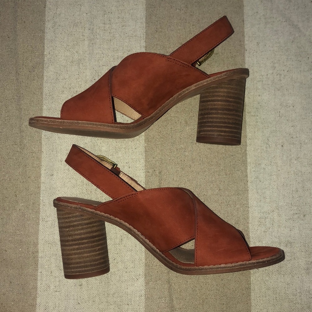NWOT Madewell Ruthie Criss Cross Heel - Picture 6 of 8